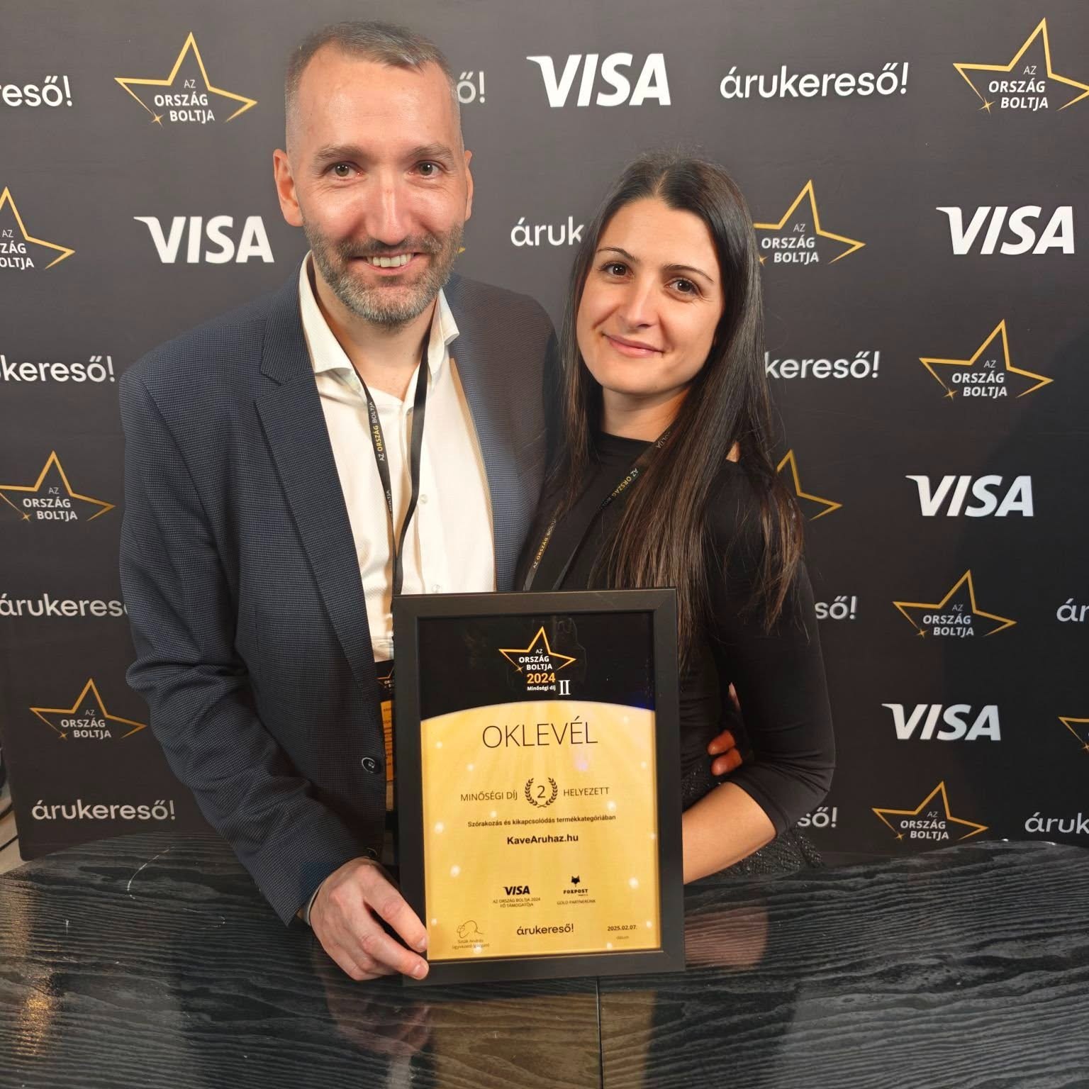 Fresh Coffee Kft. — Ország Boltja oklevél