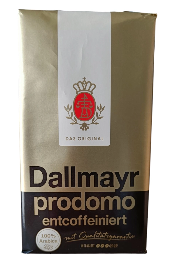 Dallmayr Prodomo Koffeinmentes őrölt kávé (500g)
