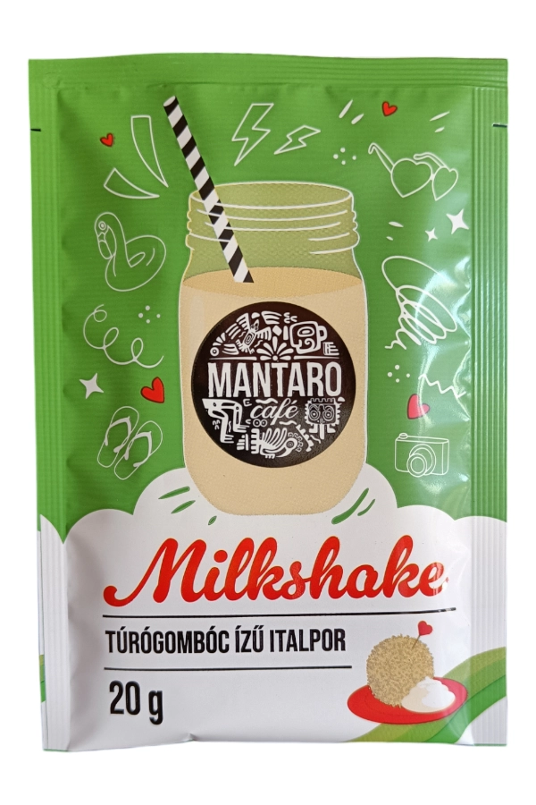 Mantaro Túrógombóc ízű Milkshake italpor (20g)