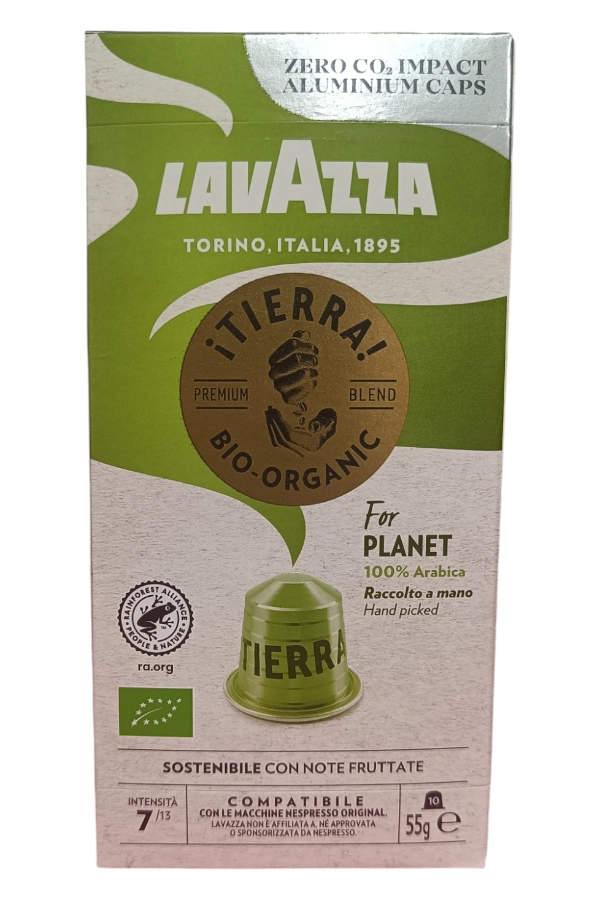 Lavazza Nespresso Tierra Bio-Organic Aluminium (10 kapszula)