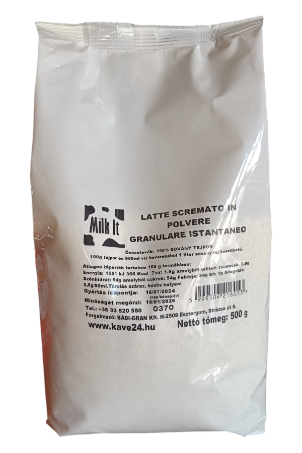 Grancafé - MILK IT - Granulált Instant sovány tejpor (500g)