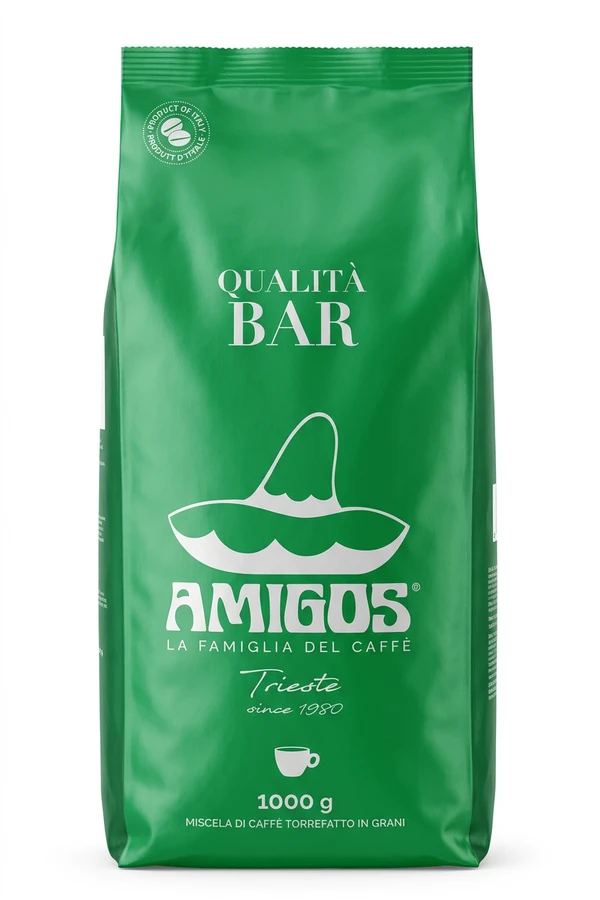 Amigos Caffé Qualitá Verde Bar szemes kávé (1kg)