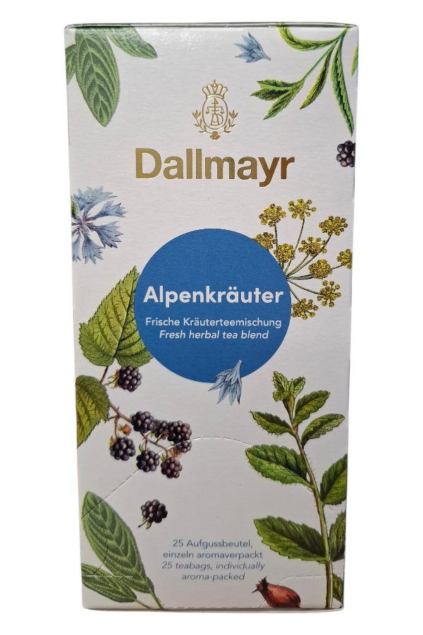 Dallmayr Alpesi Gyógynövény filteres tea (25 db)
