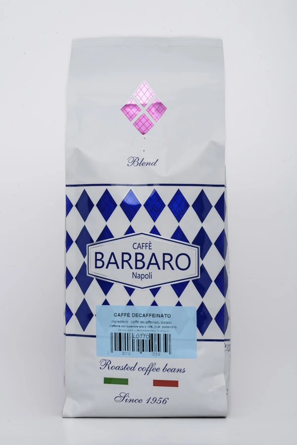 Barbaro koffeinmentes szemes kávé (1kg)